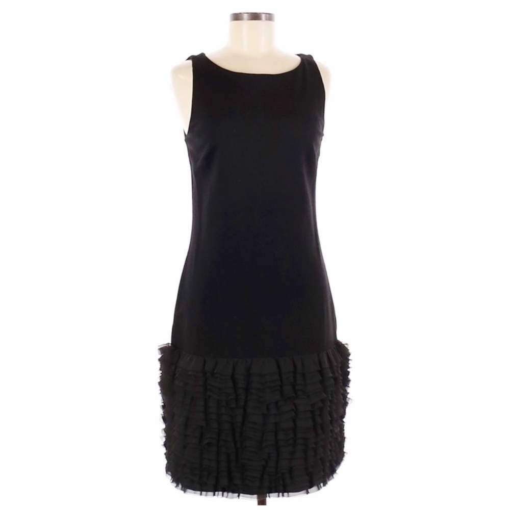 Pink Tartan Black Sheath Dress